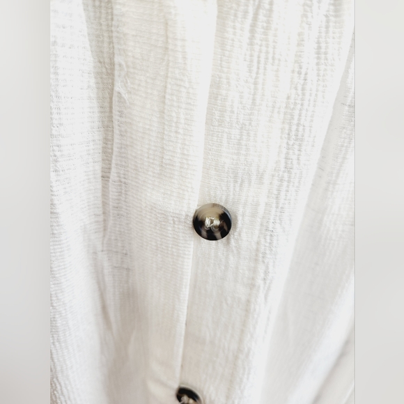 NWT HURLEY WOMENS SOLID BUTTON FRONT TIERED MIDI DRESS - Picture 6 of 9